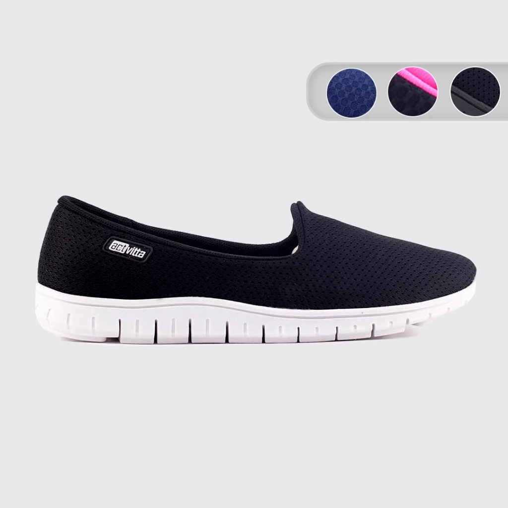 Tenis Sapatilha Actvitta Smesh Slip On Feminino 4202500 em Oferta na Shopee