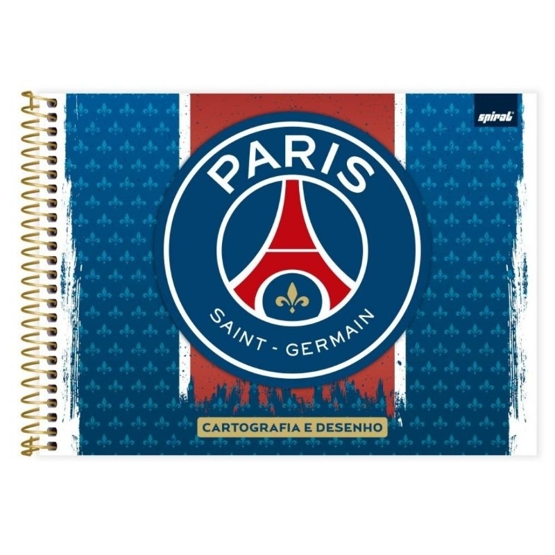 Caderno Cartografia e Desenho Capa Dura 48 Folhas, PSG, Spiral Psg - PT 1 UN