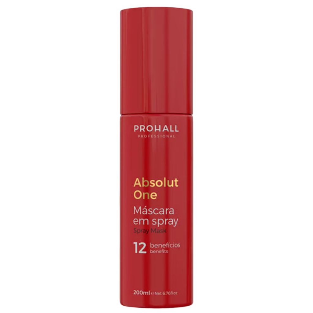 Máscara Em Spray Absolut One Prohall 12 Benefícios 200ml