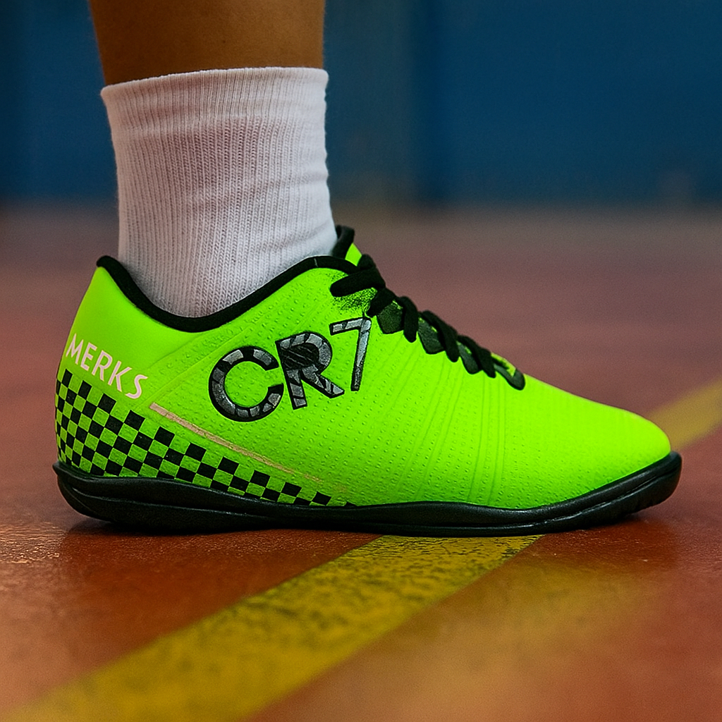 Chuteira Futsal Infantil Tênis Futebol Cr7 Copa Macia em Oferta na Shopee