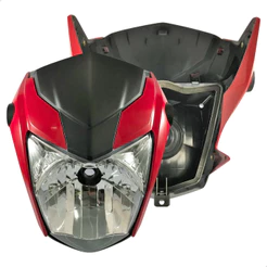Farol Completo Honda Cg Titan 160 2016 até 2020 Vermelho Marrakesh