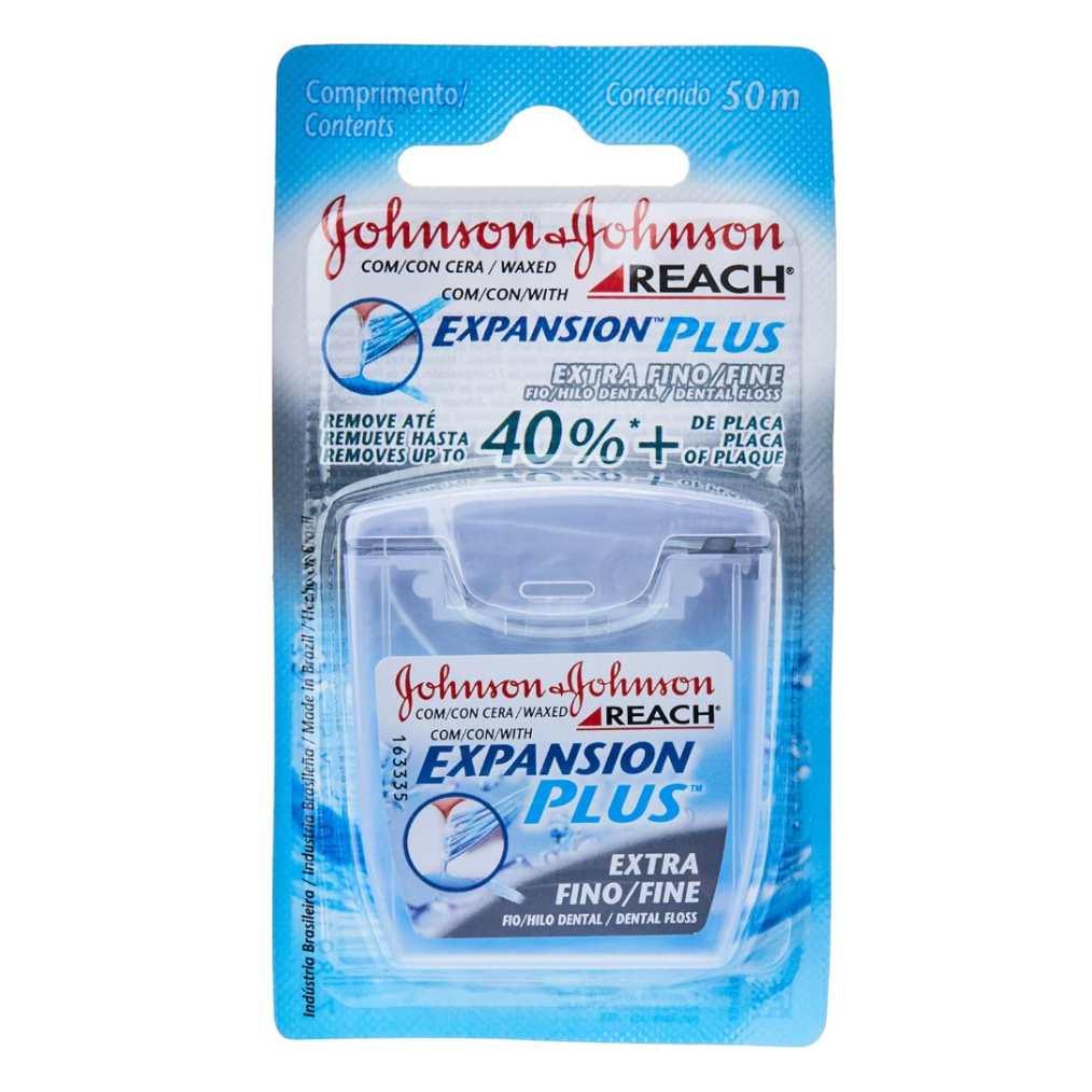 Fio Dental Johnson's Reach Expansion Plus Extra Fino 50m
