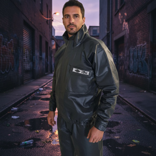 Capa de Chuva Motoboy Motociclista Poliéster Calça Jaqueta Rm Moto em Oferta na Shopee