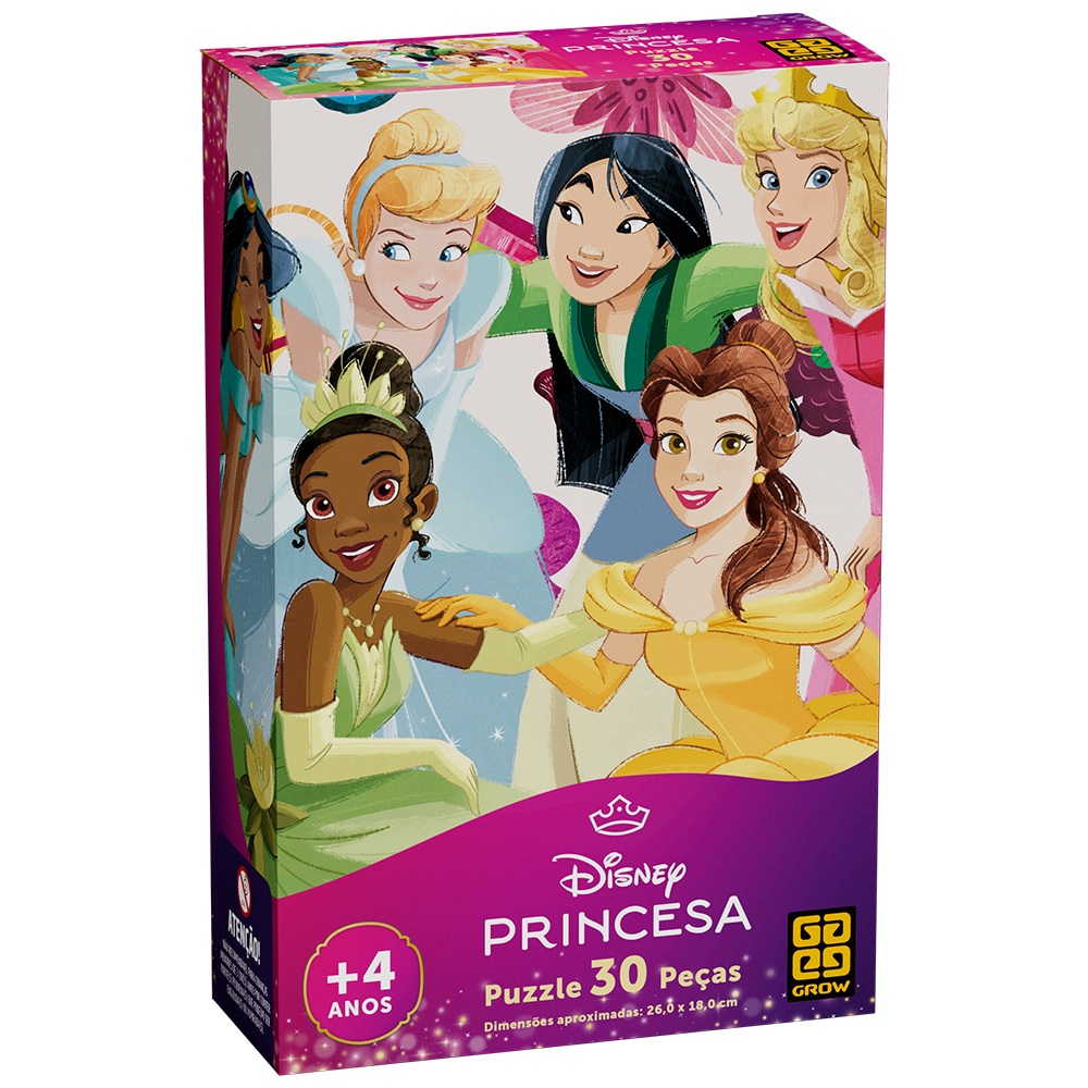 Puzzle 30 peças Princesas