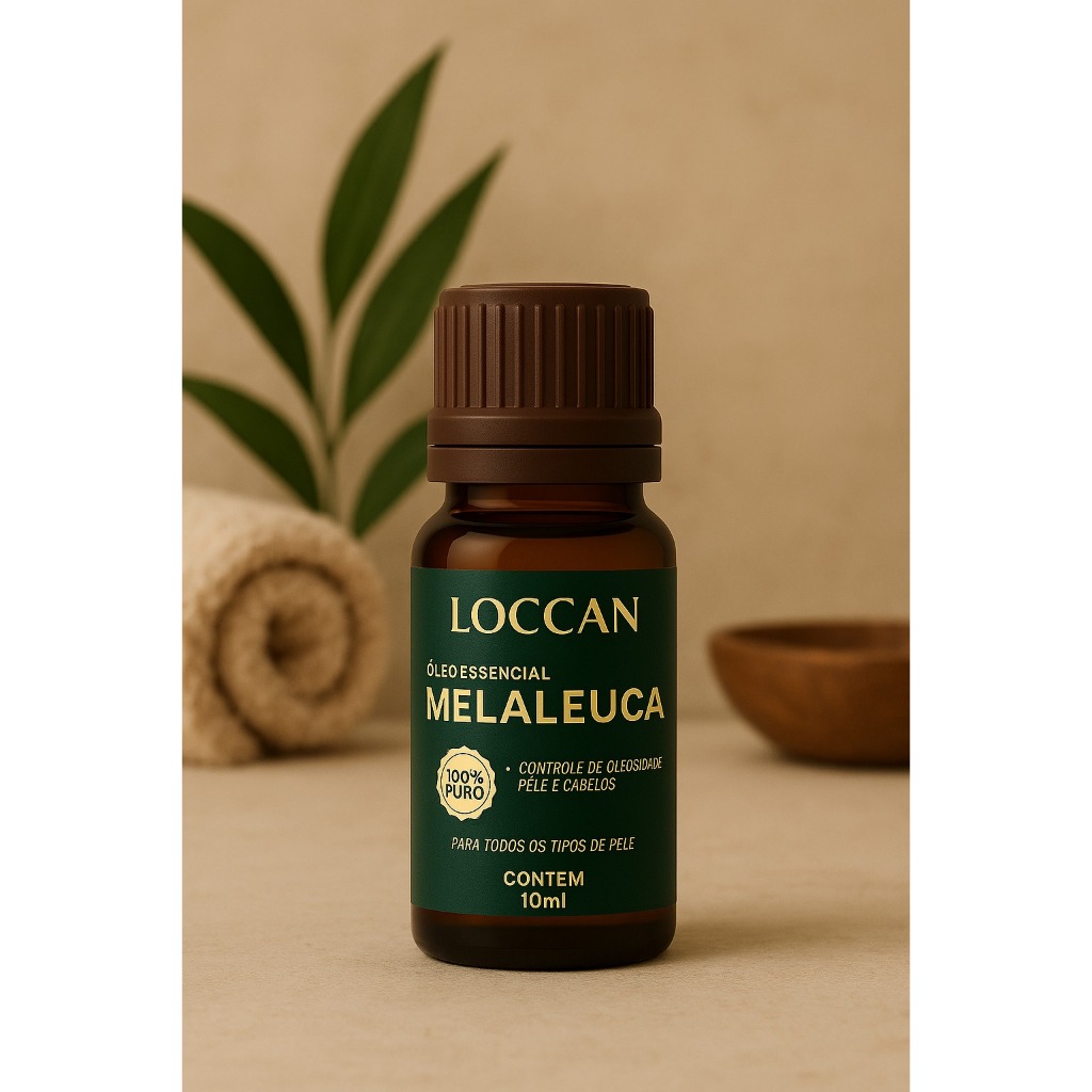 Óleo Essencial Melaleuca 10ml 100% Puro c/ Conta Gotas - Pronta Entrega