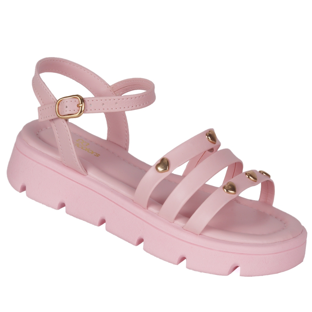 Sandália Infantil Feminina Aurora Worldcolors - Rosa em Oferta na Shopee
