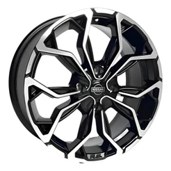 Kit 4 Rodas Nissan Kicks Aro 16 4x100 Bd 2021 Preto com Diamantado Bicos de Brinde M16