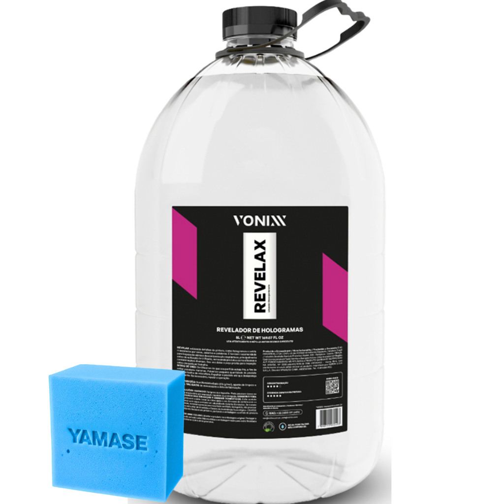 Revelax 5L Revelador de Hologramas para Polimento Descontaminante Pintura Vonixx em Oferta na Shopee