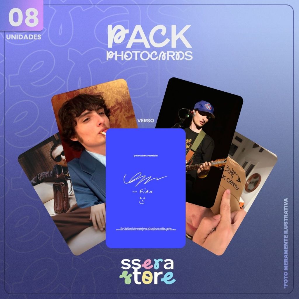 Finn Wolfhard Stranger Things Photocards Fanmade