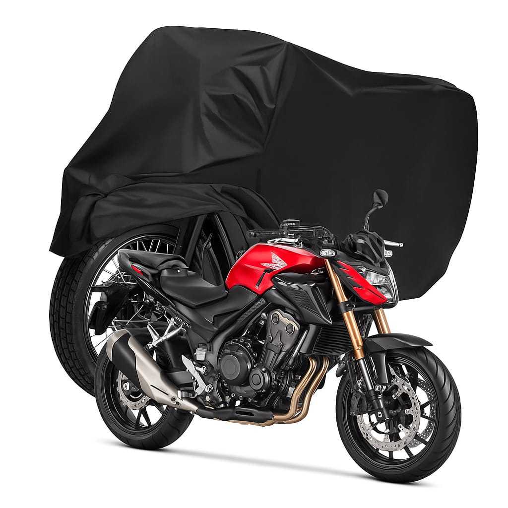 Capa Cobrir Moto Couro Impermeável Anti Risco Poeira Para Honda Cb 500f