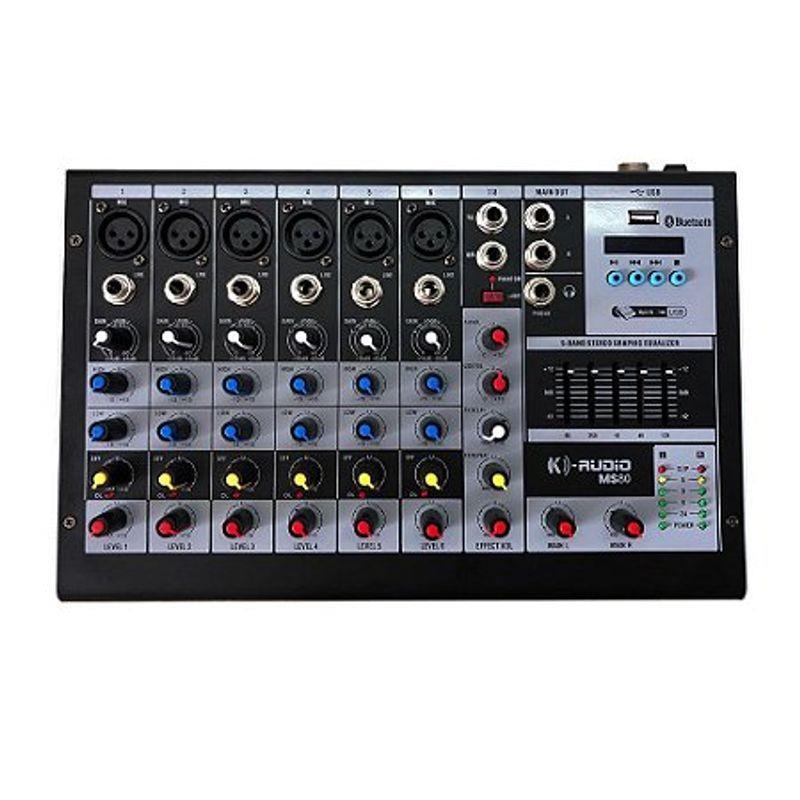 Mesa Analógica K Audio Ms 80 Com 8 Canais De Áudio