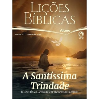 Revista Lições Bíblicas Adulto 1° Trimestre 2026 em Oferta na Shopee