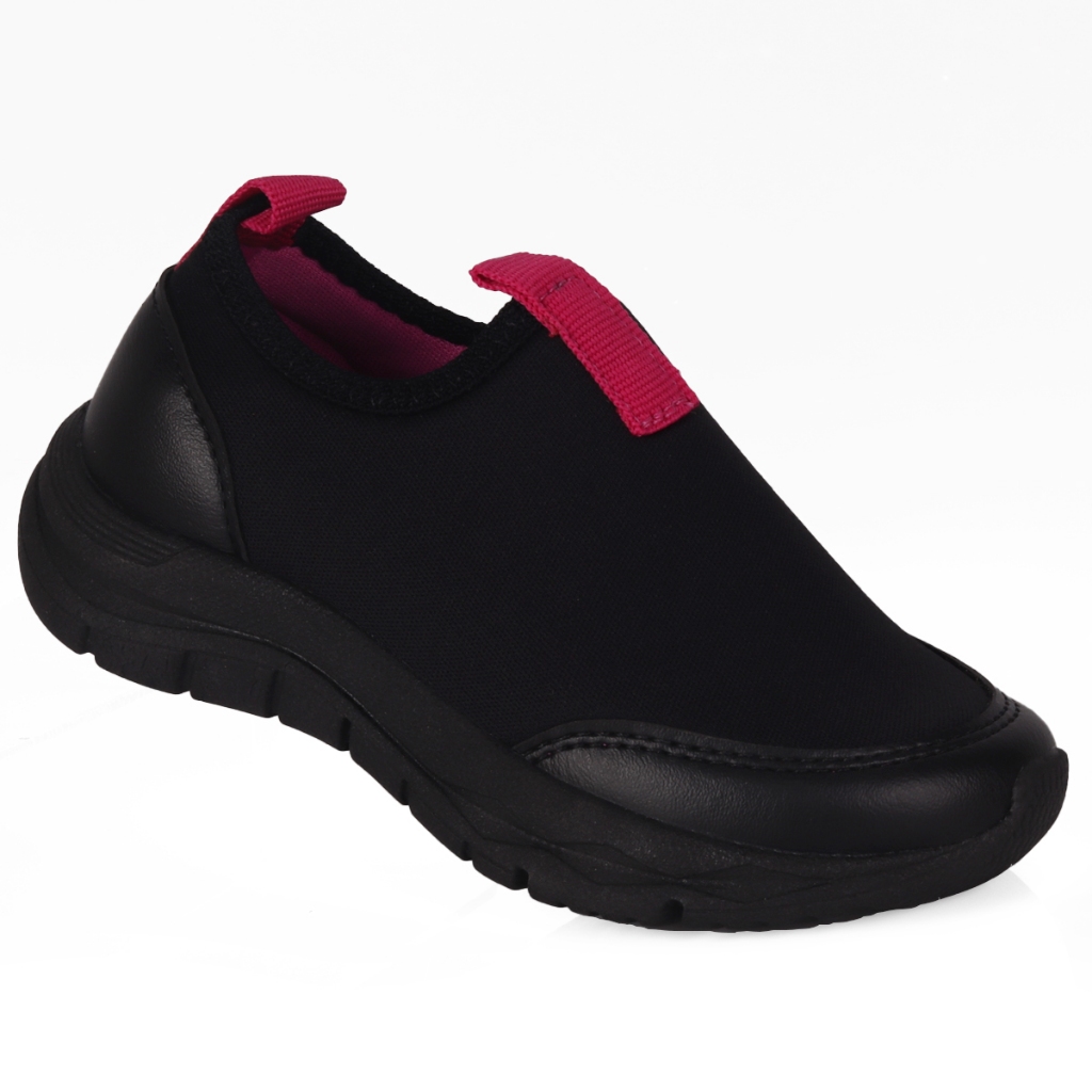 Tênis Infantil Volta As Aulas Baby WorldColors - Preto (22 ao 27) em Oferta na Shopee