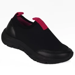 Tênis Infantil Volta As Aulas Baby WorldColors - Preto (22 ao 27)