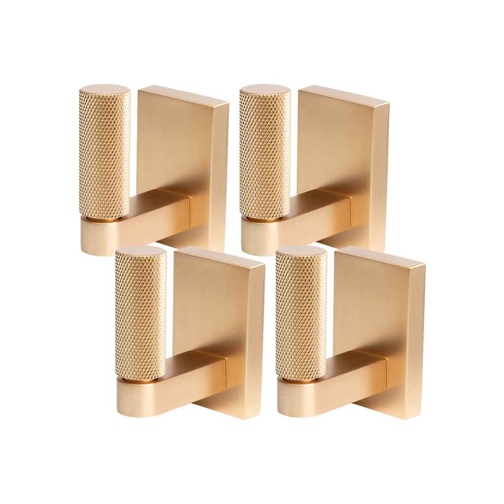 4x Cabides de Metal Para Closet e Banheiro Toalha Roupa Bolsa