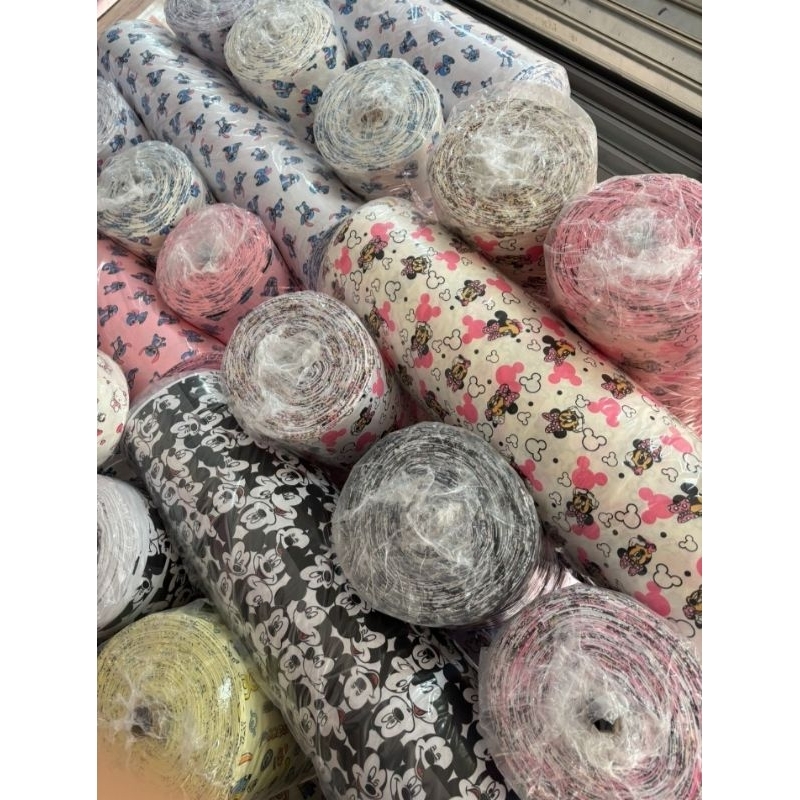 Tecido Malha Personagens 100% Algodão com 2 metros de largura