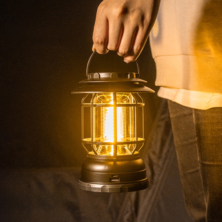 Lampião Luminária Carregador Solar Camping Retrô Ajustável  para Acampamento Recarregãvel Kit 1/2PCS em Oferta na Shopee