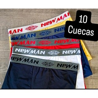 kit 10 Cuecas boxer Adulto Premium em microfibra cueca esporte cueca respirável cueca conforto
