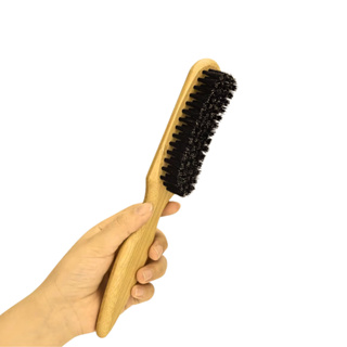 Escova De Desfarce Madeira Premium Confortável Barba e Cabelo em Oferta na Shopee