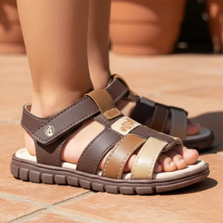 Sandália Infantil Ortopasso OTPS Anatômica Menino Escolar em Oferta na Shopee