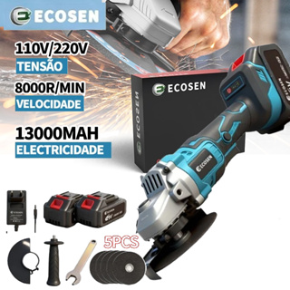 Esmerilhadeira Angular  Politriz/lixadeira E Esmerilhadeira Velocidade de rotação 0-8000 r/minMultifunções 6 em Oferta na Shopee