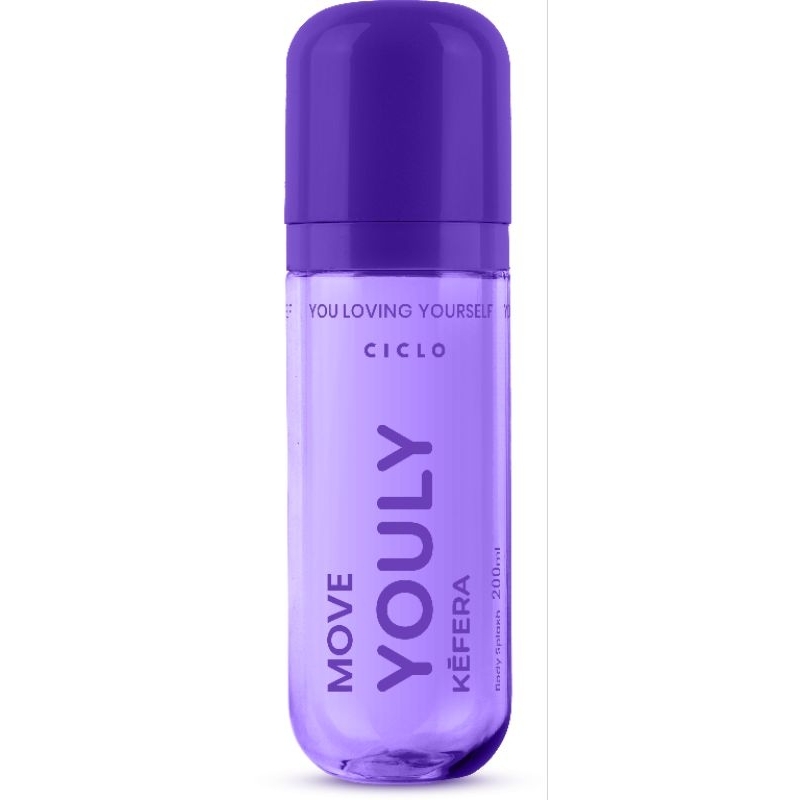 Body Splash Youly Move Kéfera Ciclo 200ml Kit