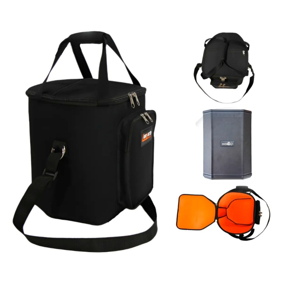 Capa Bag P/caixa De Som Imenso X74 C/bolso P/dois Microfone