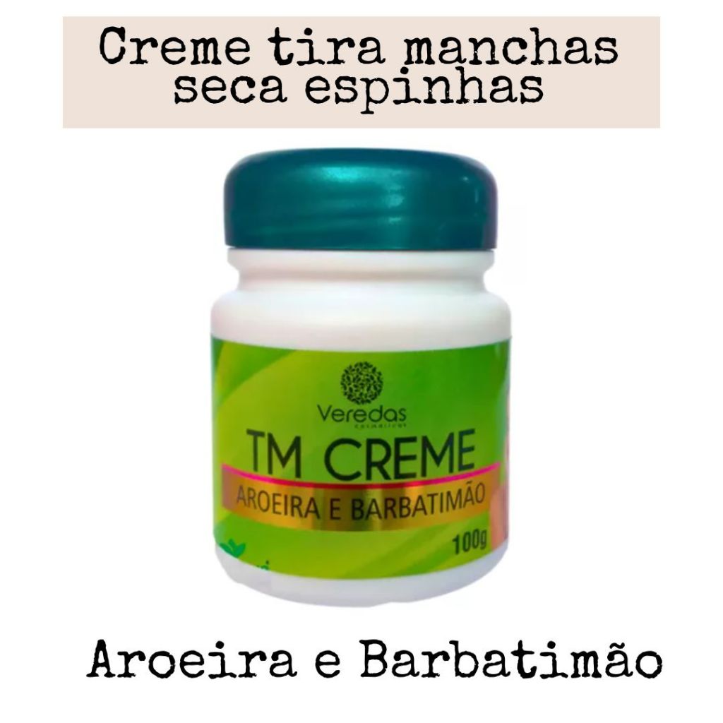 Creme Tira Manchas & Seca Espinhas – Aroeira e Barbatimão EcoFlora 1 un
