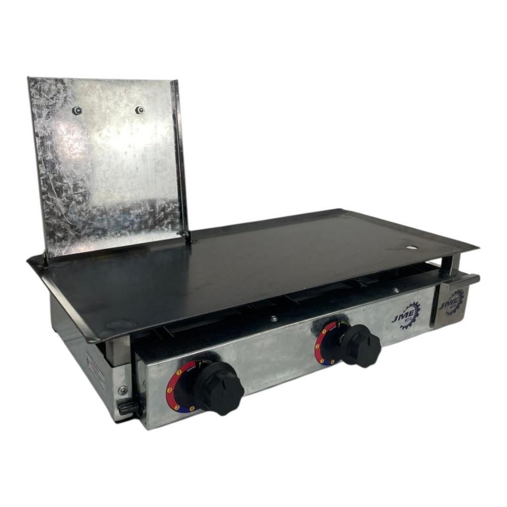 Chapa De Lanche 60x30 Para Lanches Porções Com Prensa À Gás em Oferta na Shopee