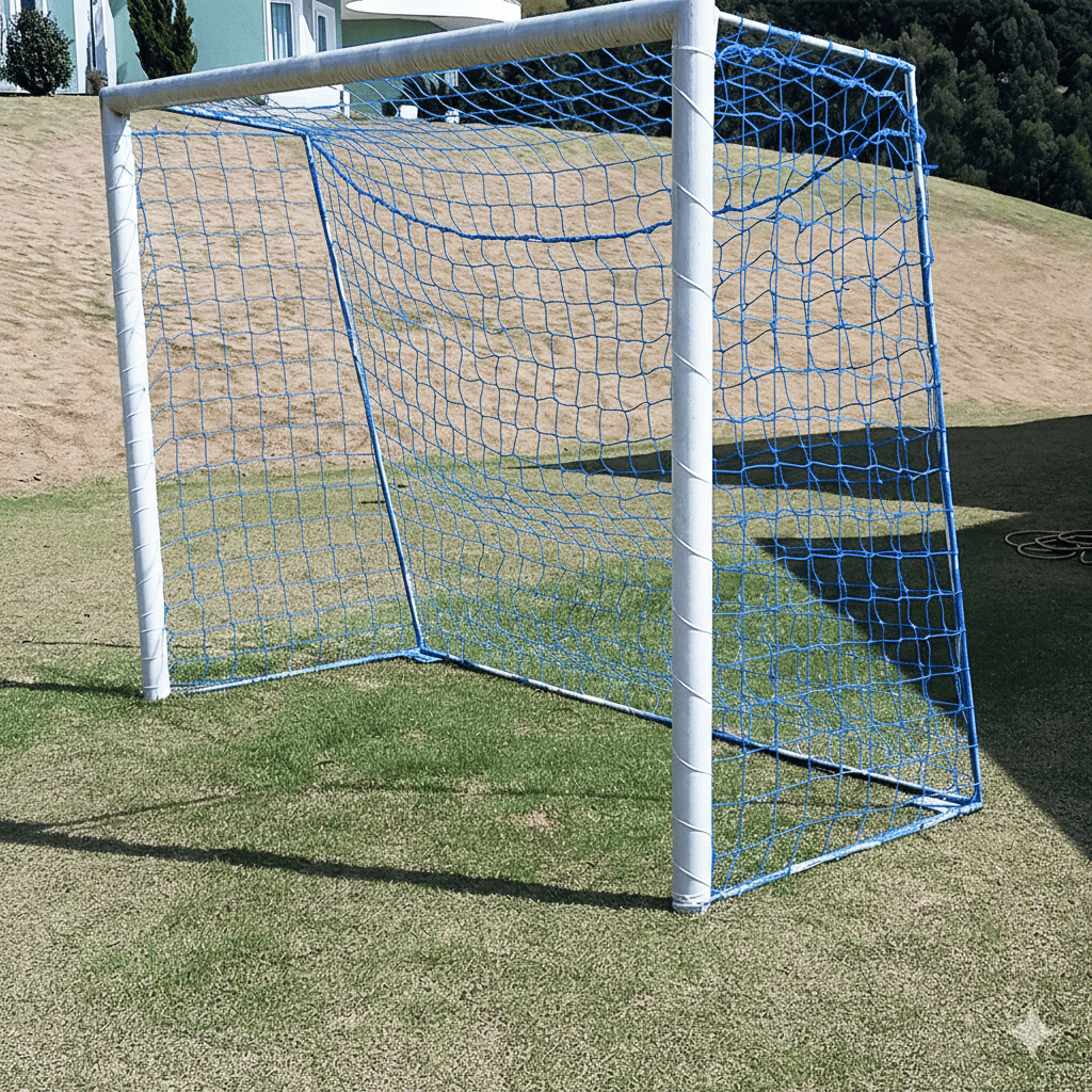 Rede De Gol Futebol Society Suiço 5 Metros Fio 4 - Véu - Pronta Entrega
