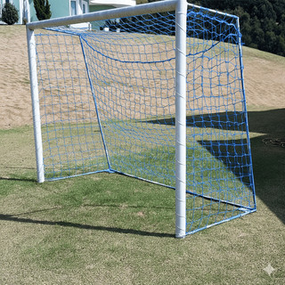 Rede De Gol Futebol Society Suiço 5 Metros Fio 4 - Véu - Pronta Entrega