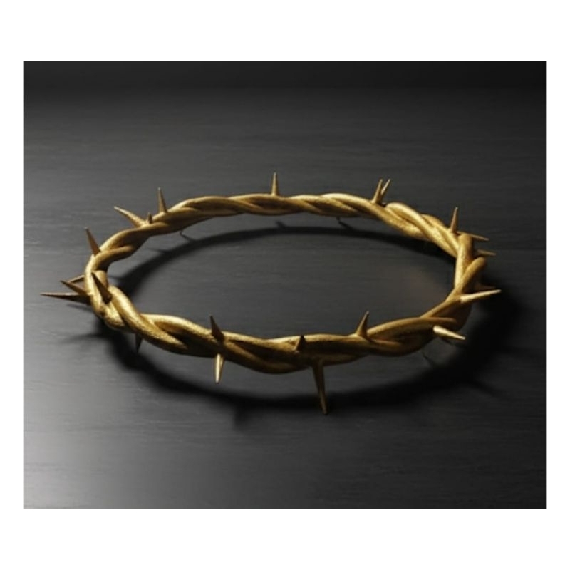 Detalhes do kit Santa Ceia, Coroa de Espinhos + 4 cravos da crucificação – Culto no Lar/ igrejas | Ideal para Famílias, páscoa.