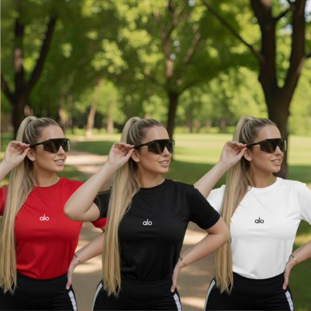 Kit 3 Camiseta Para Academia Feminina Camisa 100% Algodão Yoga Envio Imediato em Oferta na Shopee