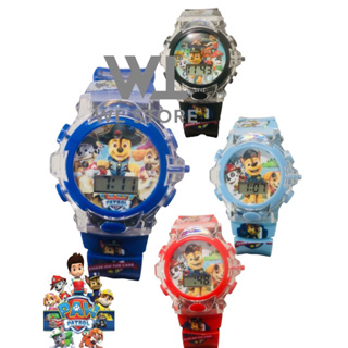 Relogio Infantil Patrulha Canina toca música e acende luz em Oferta na Shopee