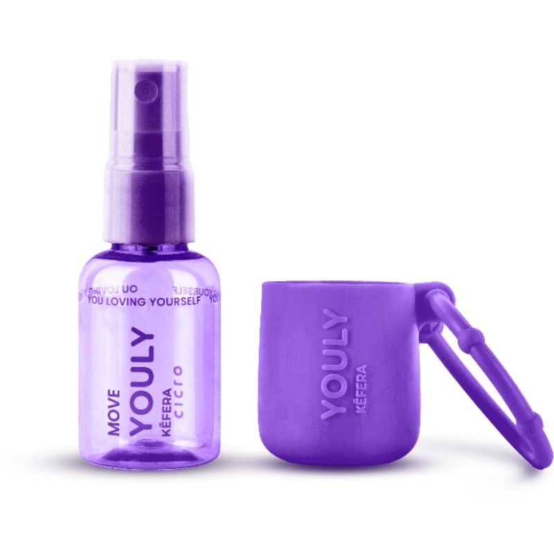 Body Splash chaveiro Youly Move Kéfera Ciclo 30ml Kit
