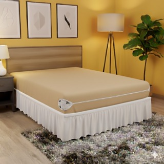 Capa Protetora Colchão Casal Padrão Malha Gel C/ Zíper Largo Várias Cores em Oferta na Shopee