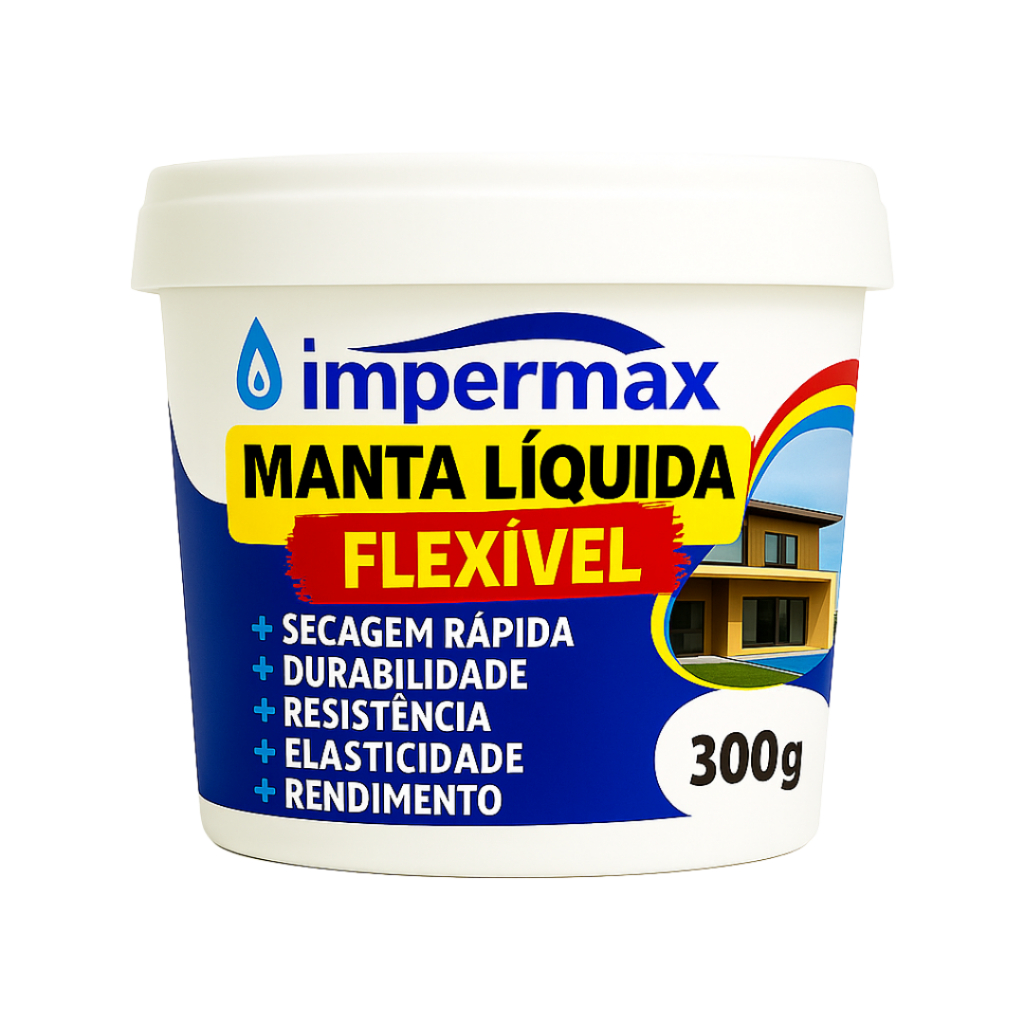SUPER MANTA LIQUIDA 300G  ideal para laje, parede externa, calha, telhado, COR BRANCA IMPERMAX em Oferta na Shopee
