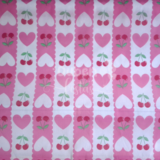 TNT Estampado Corações e Cerejas – Alto Brilho, Cores Vibrantes, Decoração de Festas e Artesanatos em Oferta na Shopee