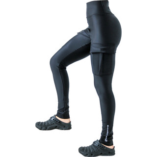 Calça Legging Mar Negro Feminina De Pesca Sports Preto Verde chumbo mulher