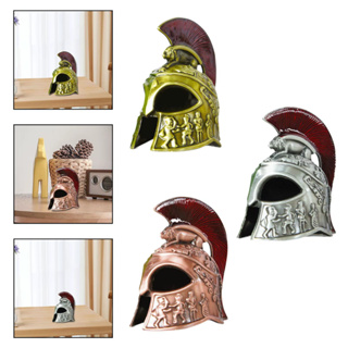 Miniatura de Metal Elmo Romano/ Capacete Espartano/ Elmo 300 Gladiador Enfeite Decorativo em Oferta na Shopee