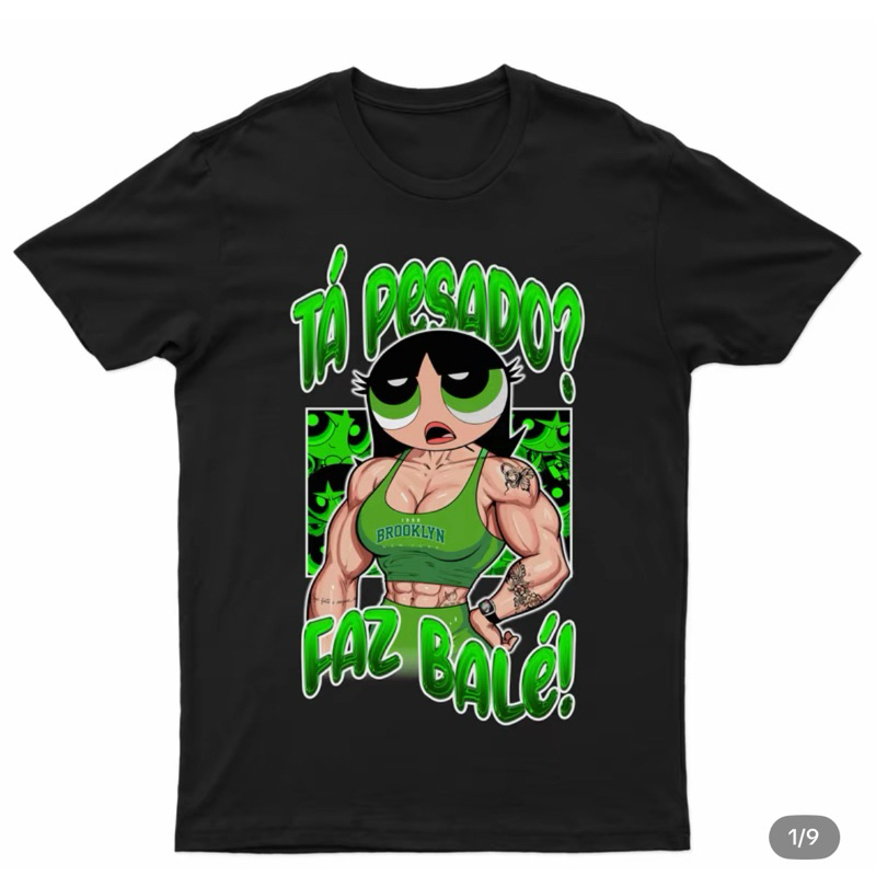Camiseta Academia Divertida Estampada Tá Pesado faz Balé Blusa Feminina Envio Imediato