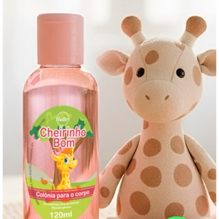 1 Frasco Colonia Infantil Cheirinho Bom Rosa Hipoalergenico Vegano Sem Alcool Halley Baby 120 ml em Oferta na Shopee