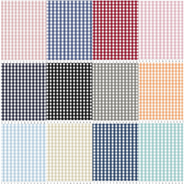 Fio Tinto Xadrez 9xm, Tecidos Caldeira TRICOLINE 100% ALGODÃO 50cm x 1,50m