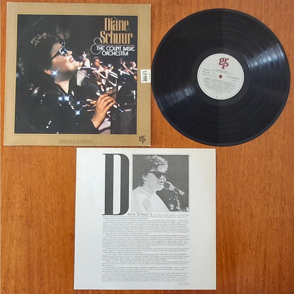 LP - Diane Schuur & Count Basie Orchestra -1987- COM ENCARTE