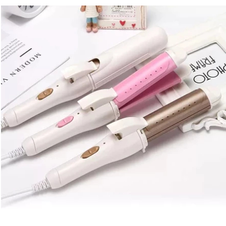 Modelador De Cachos E Chapinha 2 Em 1 Mini Alisador Profissional Bivolt — imagem 2 de 2