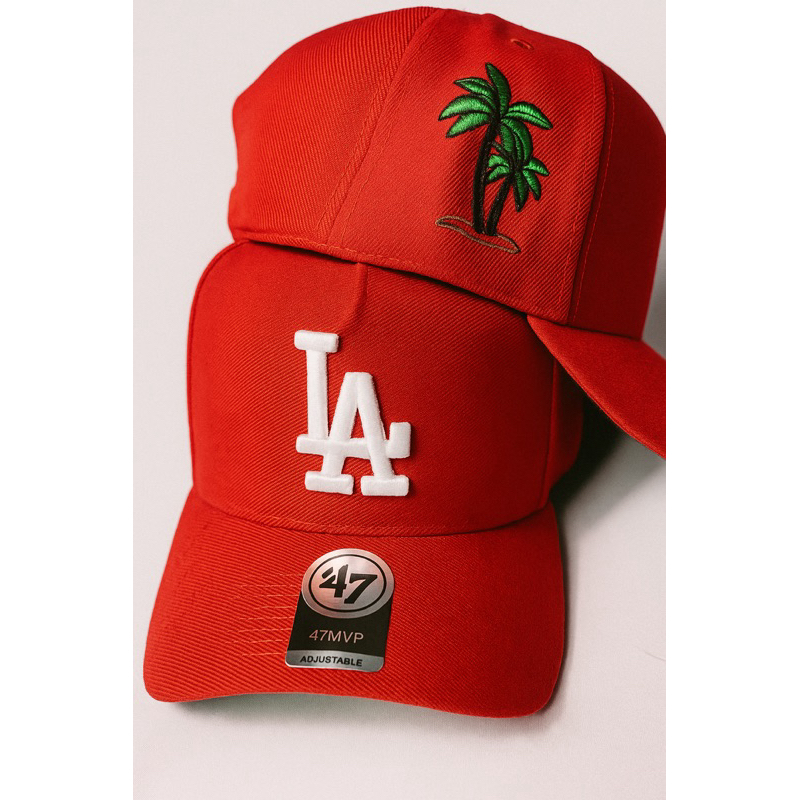 Boné Vermelho street estilo LA Bordado SnapBack verão praia