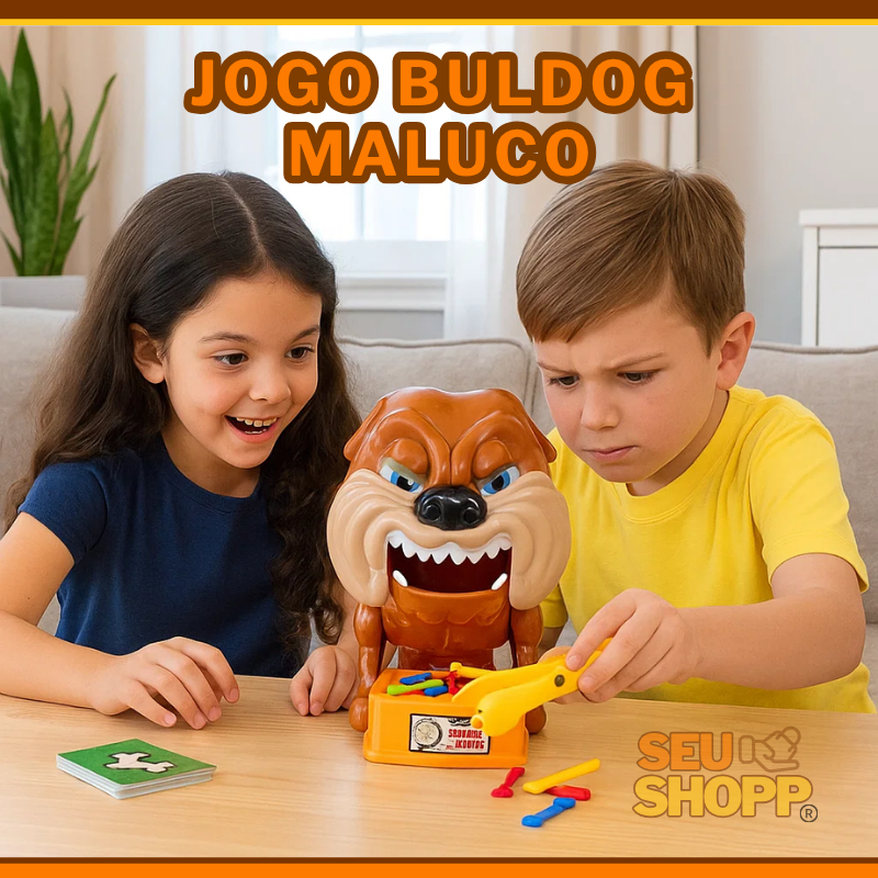 Brinquedo Jogo Cachorro Bravo Pegar Osso Não Acorde Bad Dog Maluco
