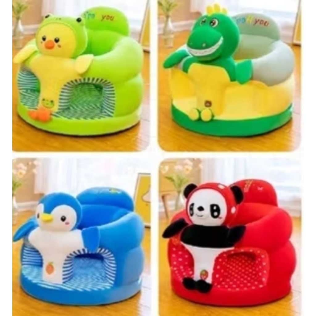 Almofada puff  Infantil de Apoio para Bebê manter a Postura Com Enchimento Almofada Senta Bebê