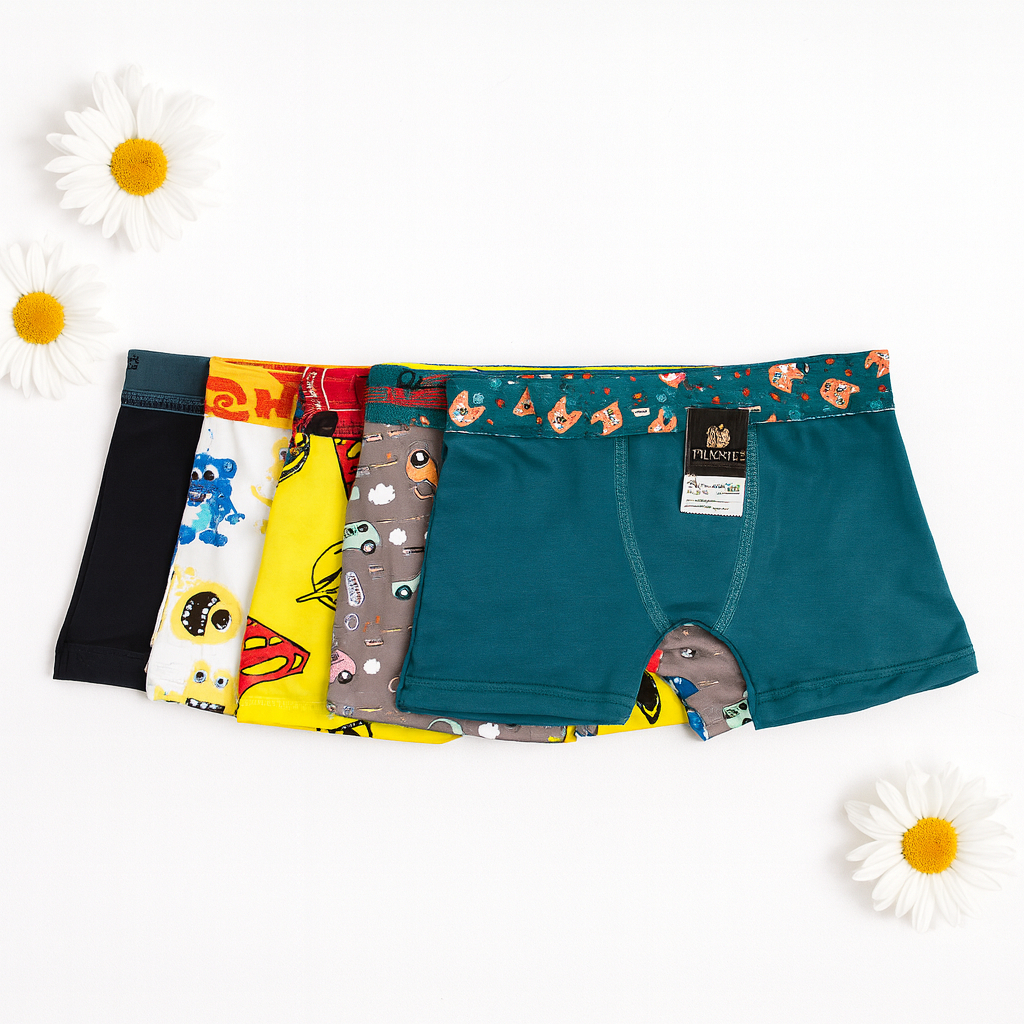 Cueca Infantil Menino Super Heroi Algodao Kit Confortavel Personagem
