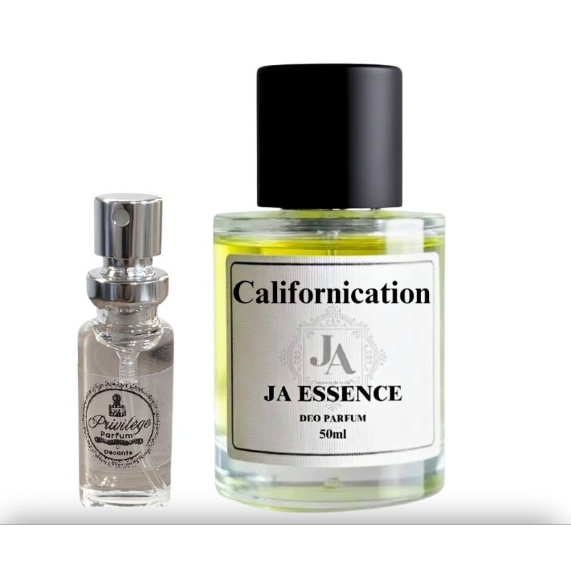 CALIFORNICATION - JA ESSENCE DE LA VIE PERFUME UNISSEX em Oferta na Shopee